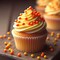 Krazy Sprinkles - Orange 4mm Beads (1/2 Cup, 1x Jar) for Cakes, Ice Cream & Cookies